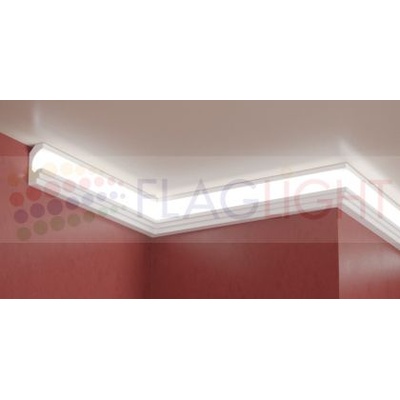 Ld-02 Декоративен профил за скрито led осветление ► 2метра (ld02)