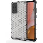 Wozinsky Honeycomb брониран калъф със силиконова рамка за Samsung Galaxy A72 4G - Прозрачен KP10260