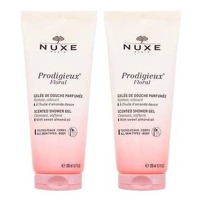 NUXE Prodigieux Floral Scented Shower Gel 1 balení sada sprchový gel 2 x 200 ml