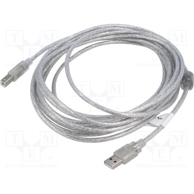 Lanberg CA-USBA-12CC-0050-TR USB 2.0, USB A vidlice,USB B vidlice, zlacený, 5m