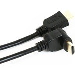 Platinet HDMI кабел за мобилни устройства (3 метра) - Omega HDMI Cable v1.4 Gold Angular (черен) (OCHK34)