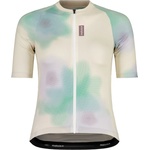 Maloja Фланелка с къс ръкав за колоездене Maloja Women's SchneckM. Cycling jersey - Shaded White Bloom (156-3049-0514)