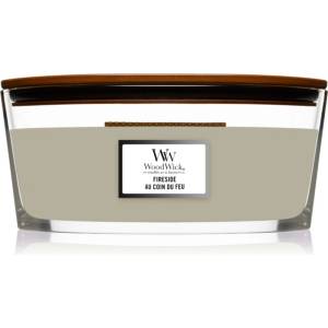 WoodWick Fireplace Fireside ароматна свещ с дървен фитил (hearthwick) 453 гр