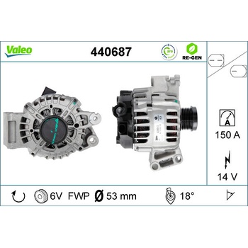 Generátor VALEO 440687
