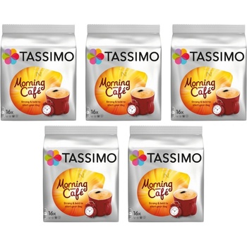 Douwe Egberts Tassimo Morning Café 16 броя кашон 5 пакета