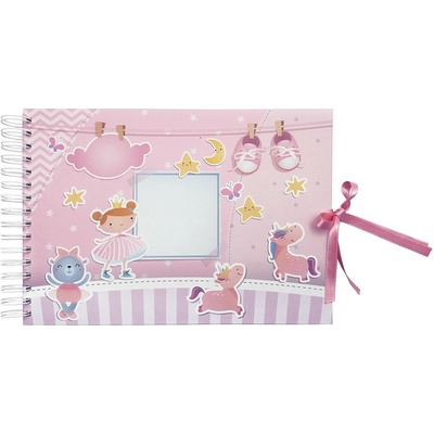 Baloušek - scrapbook Růžové, A4, 30 × 21 cm, lamino