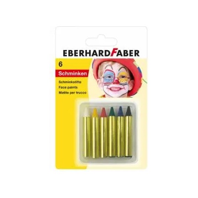 Eberhard Faber Комплект за грим- Пастели за лице Ebarhard Faber, 6 цвята, 6605140250