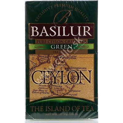 Basilur Island of Tea zelený čaj porciovaný 20 x 1,5 g