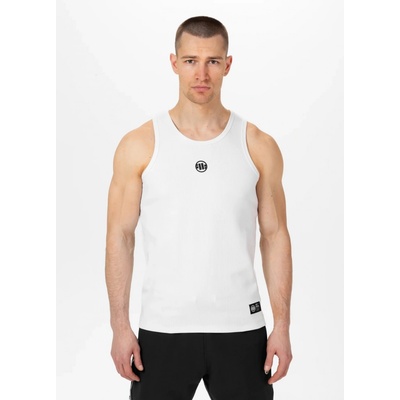PitBull West Coast tielko SMALL LOGO RIB 240 pánske white biela