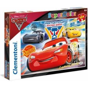  Пъзел 104 части Карс 3 CARS 3 Клементони Clementoni 27072