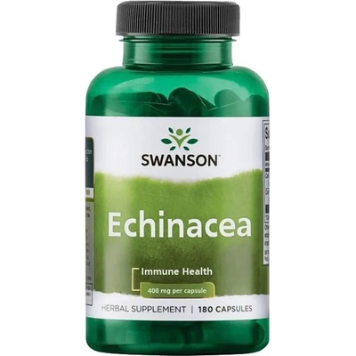 Swanson Echinacea, 400 mg, 180 капсули, Swanson (SW1512)