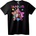 NOONEBRAND Тениска Ловци Неон Звезди - 4XL, Black