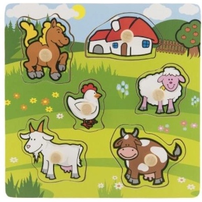 Teddies Пъзел Моите първи животни 6бр