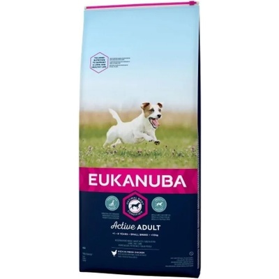 EUKANUBA Adult Small Breed Chicken - за израснали кучета от малките породи с пилешко 18kg