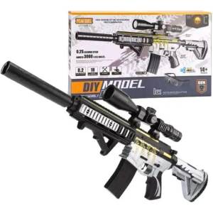 Sunny Blaster HK416D, щурмова пушка с водни гел топчета и аксесоари, черно-сребриста (RS 99-19-colour)