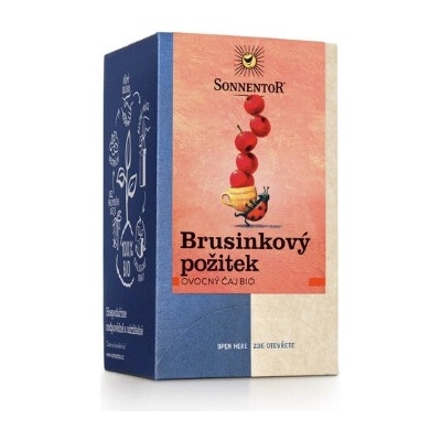 Sonnentor Čaj Brusinkový požitek porcovaný dvoukomorový 50 g