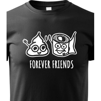 Dětské tričko Forever Friends Černá Canvas Dětské tričko Bezvatriko.cz 0531