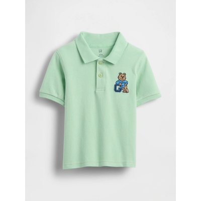 GAP Baby polo tričko Brannan Bear Zelená – Zboží Dáma