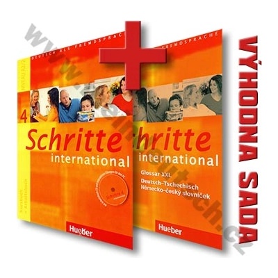 Schritte international 4 paket učebnica / pracovný zošit vr. CD + slovníček SK