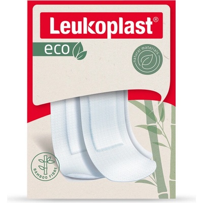 LEUKOPLAST ECO Strips náplasť na rany, 2 veľkosti 20 ks