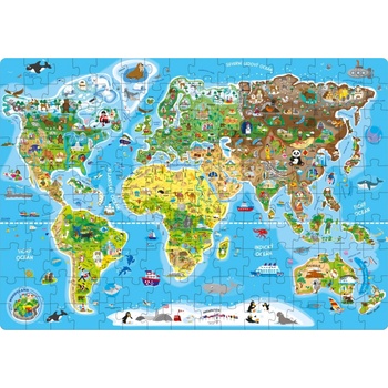 POPULAR Mapa světa 160 dílků