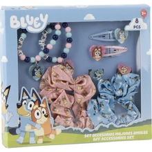 Cerdá Dětská kosmetická sada gumičky a sponky, Bluey
