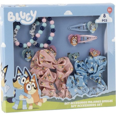 Cerdá Dětská kosmetická sada gumičky a sponky, Bluey