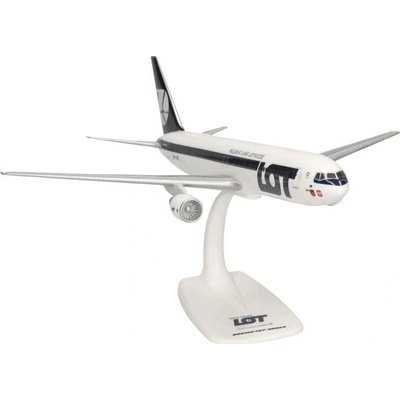 Herpa Boeing B767-35DER LOT Polish Airlines "1980s" colors Named "Gdańsk" Snap-Fit 1:200