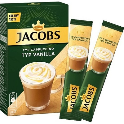 Jacobs Cappuccino Vanilla 8 x 12 g