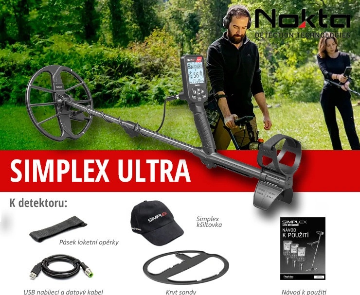 Nokta Simplex ULTRA SET | Detektory kovů, hledačky a příslušenství