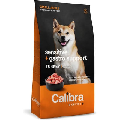 Calibra Dog Expert+ Adult Small Sensitive & Gastro Support 400 g