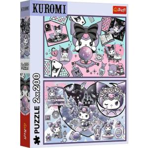Trefl Пъзел 2x200 Неприятности с Kuromi / Hello Kitty (13345)