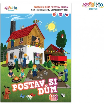 Postav si dům Samolepkový sešit