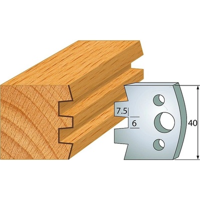 IGM Professional IGM Profil 114 - pár nožov 40x4mm SP F026-114