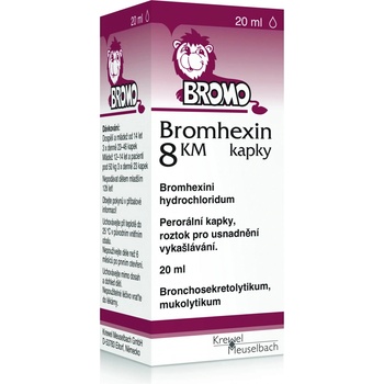 BROMHEXIN KM POR 8MG/ML POR GTT SOL 1X20ML