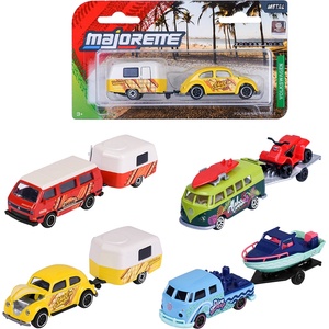 Majorette Количка с ремарке Majorette - Volkswagen, 1: 64, 13 cm, асортимент (8504102000)