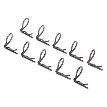 Traxxas щипка (клип) каросерия извита 90° черна (10)