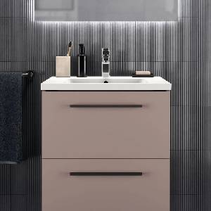 Ideal Standard i. life B стенен шкаф за вграждане, сив - матово бежов, 2 чекмеджета, 60 см (T5270NH)