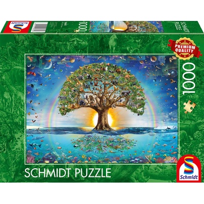 Schmidt Spiele Пъзел Schmidt от 1000 части - Вълшебното дърво на Живота (58865)