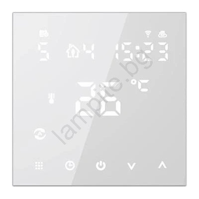 Geti Термостат за вграден монтаж 230V, бял, Wi-Fi Tuya (TI0233)