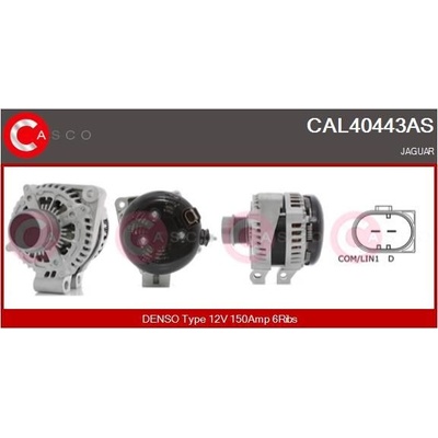 ALTERNATOR 12V 150A CAL40443AS