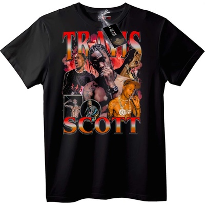 NOONEBRAND Тениска Travis Scott Градски Стил - XS, White