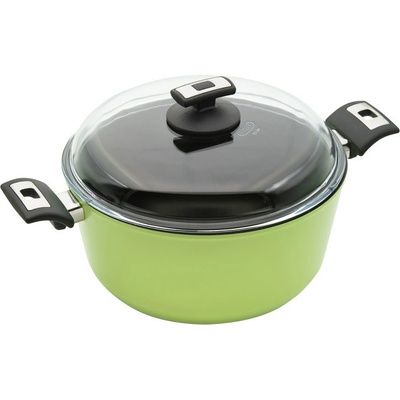 Top Alulit Titánový hrniec TIT241 24 cm x 11 cm / 3.8 l s pokrievkou svetlozelený