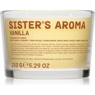 Sister's Aroma Candle Vanilla 150 g