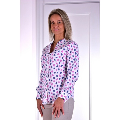 Valentinas 65 Blouse Blue-Fuxia