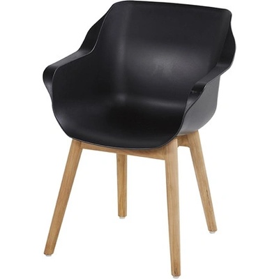 Hartman Záhradná stolička SOPHIE Studio teak, Čierna