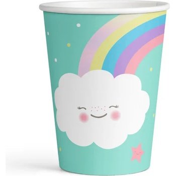 Image 1 of Amscan Хартиени чаши - Дъга и облак 8 бр