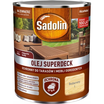 Sadolin Olej Superdeck na terasy a zahradní nábytek bezbarvý 0,75L