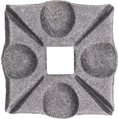 Pätka, 54x54x6mm, otvor:12.5x12.5mm