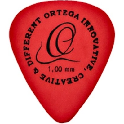 Ortega OGPST12-100 S-Tech Delrin Picks 1.00 mm Red